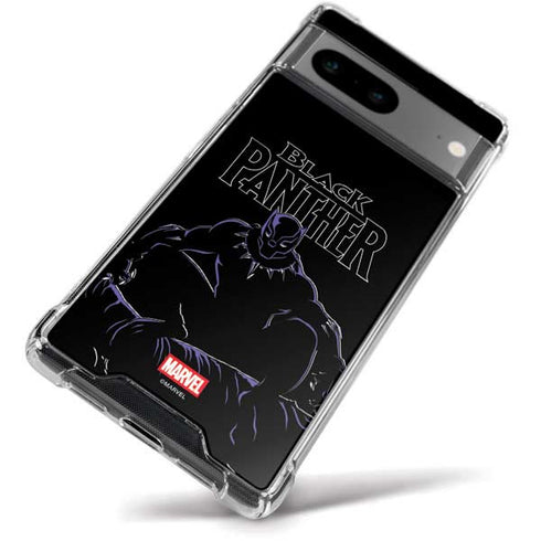 Marvel Black Panther Night Time Watch Google Pixel 8a Clear Case